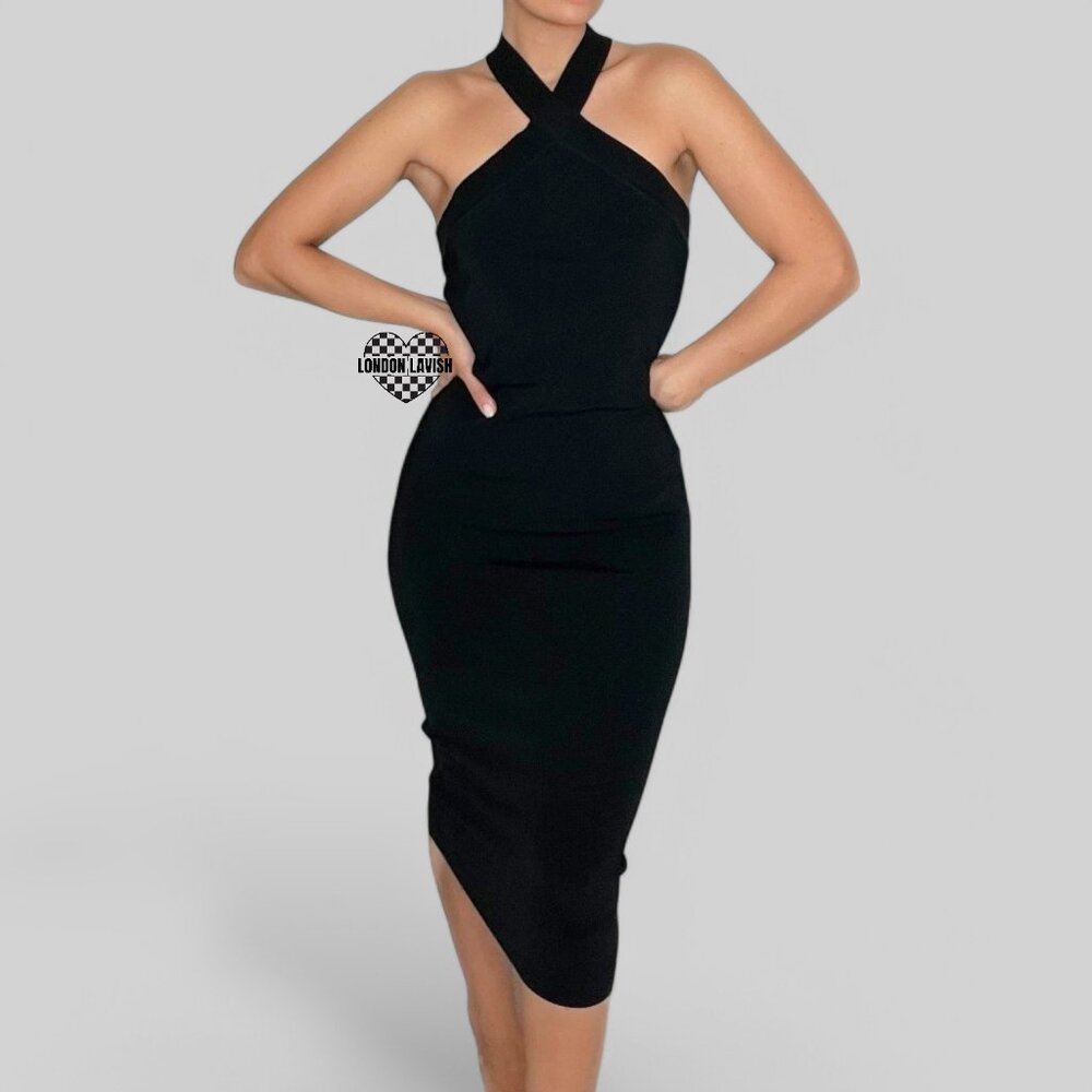 Trouve BodyCon Black Stretchy Dress *Gorgeous* Medium